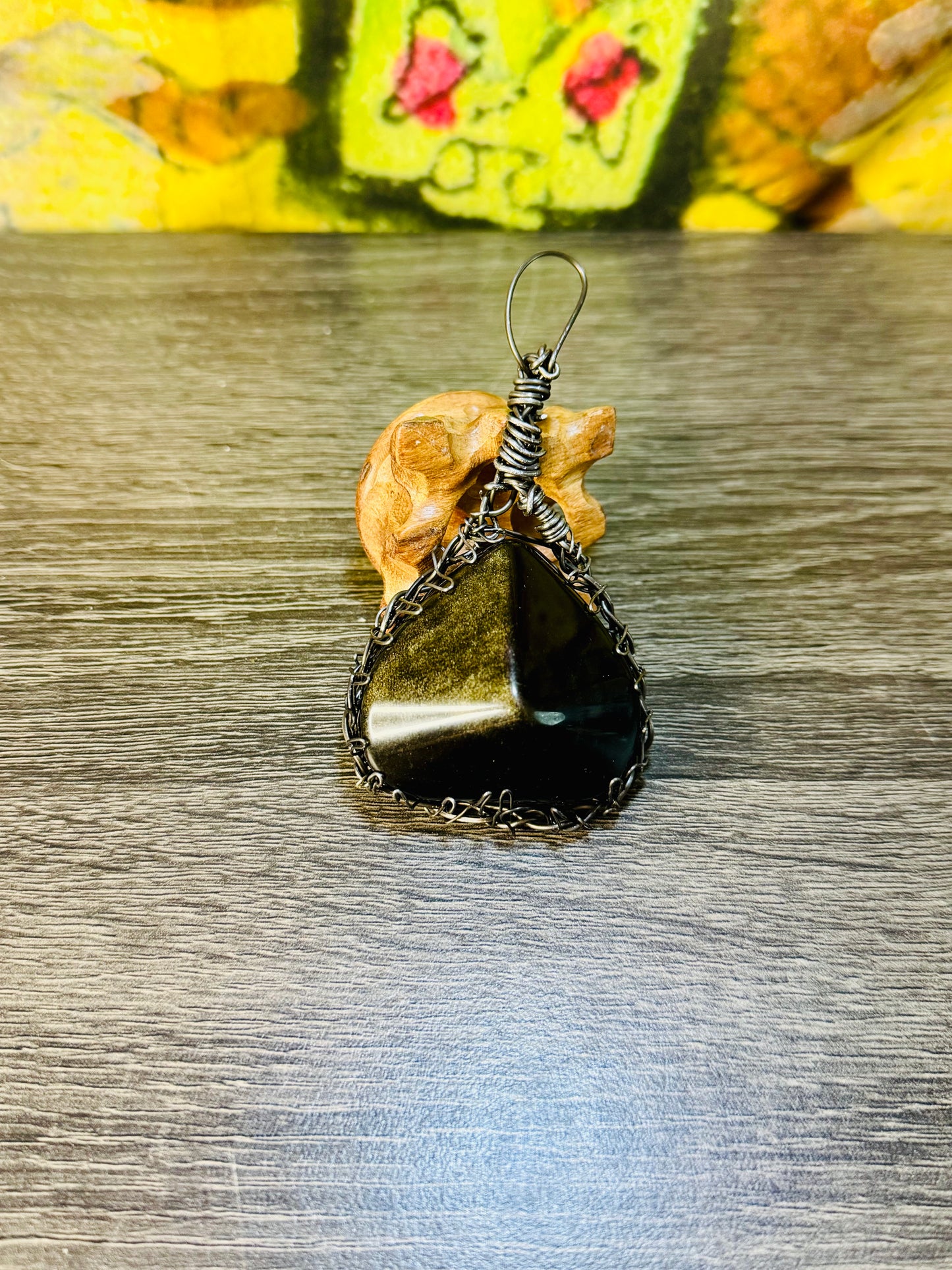 Black Obsidian Pendant
