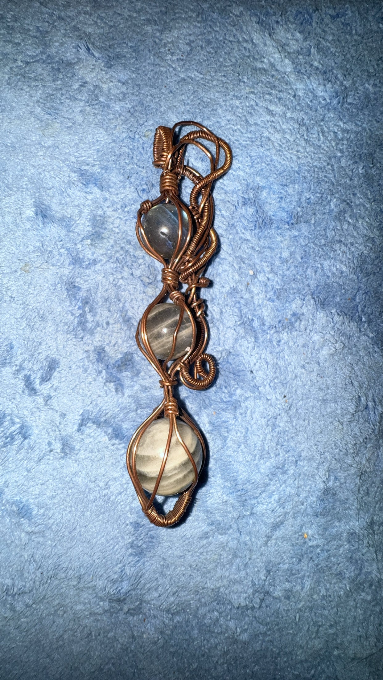 Triple Crystal Pendant