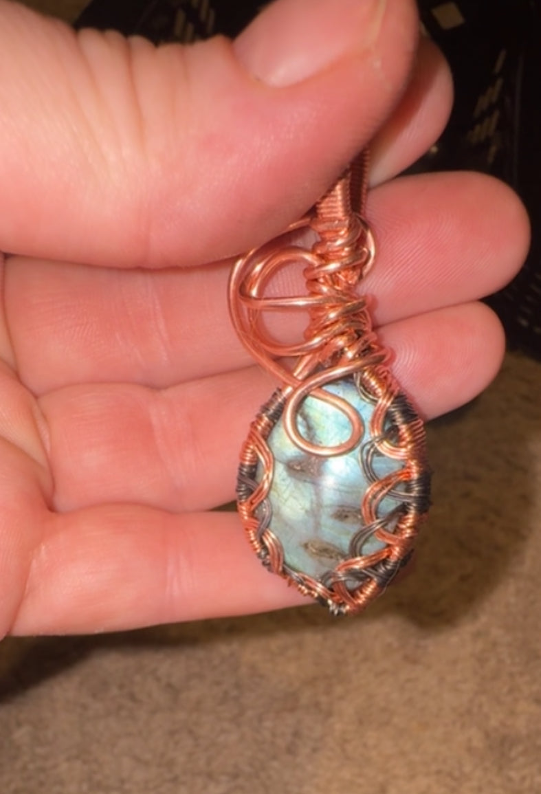 Labradorite Blue Flash Pendant