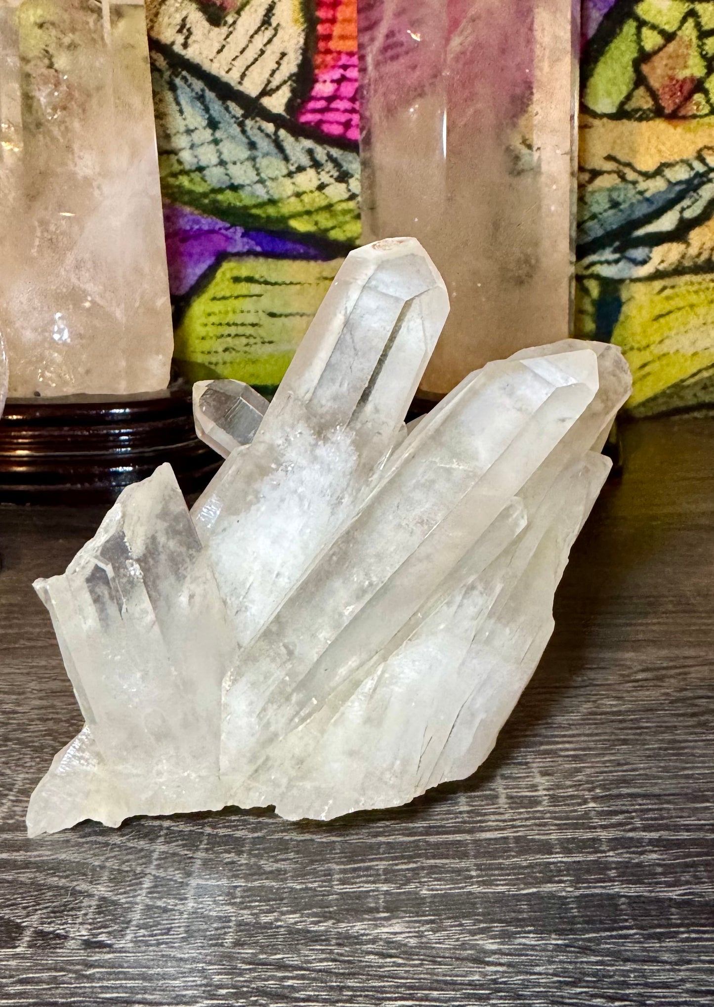 Clear Quarts Cluster