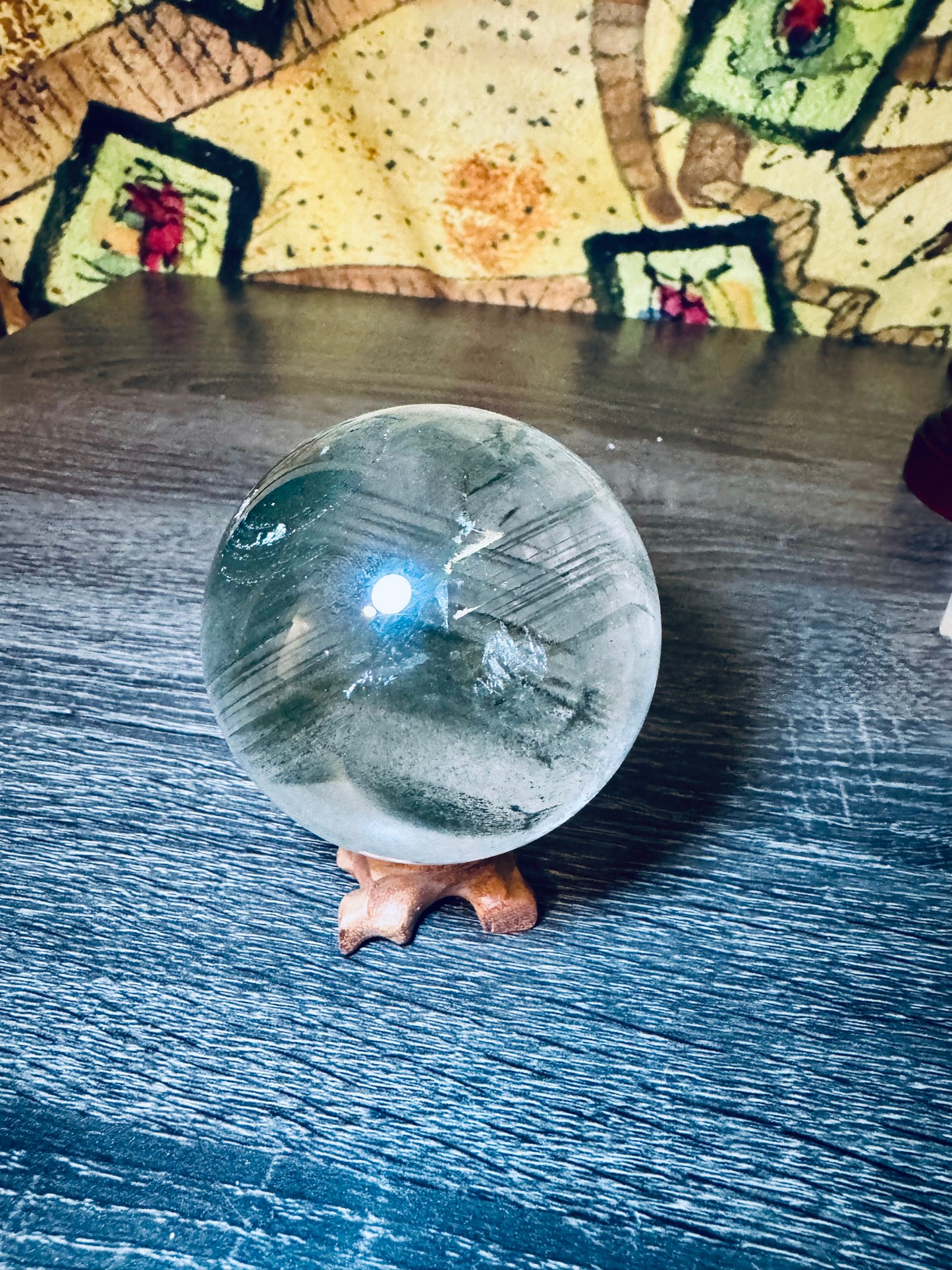GardenQuartz Smokey Sphere