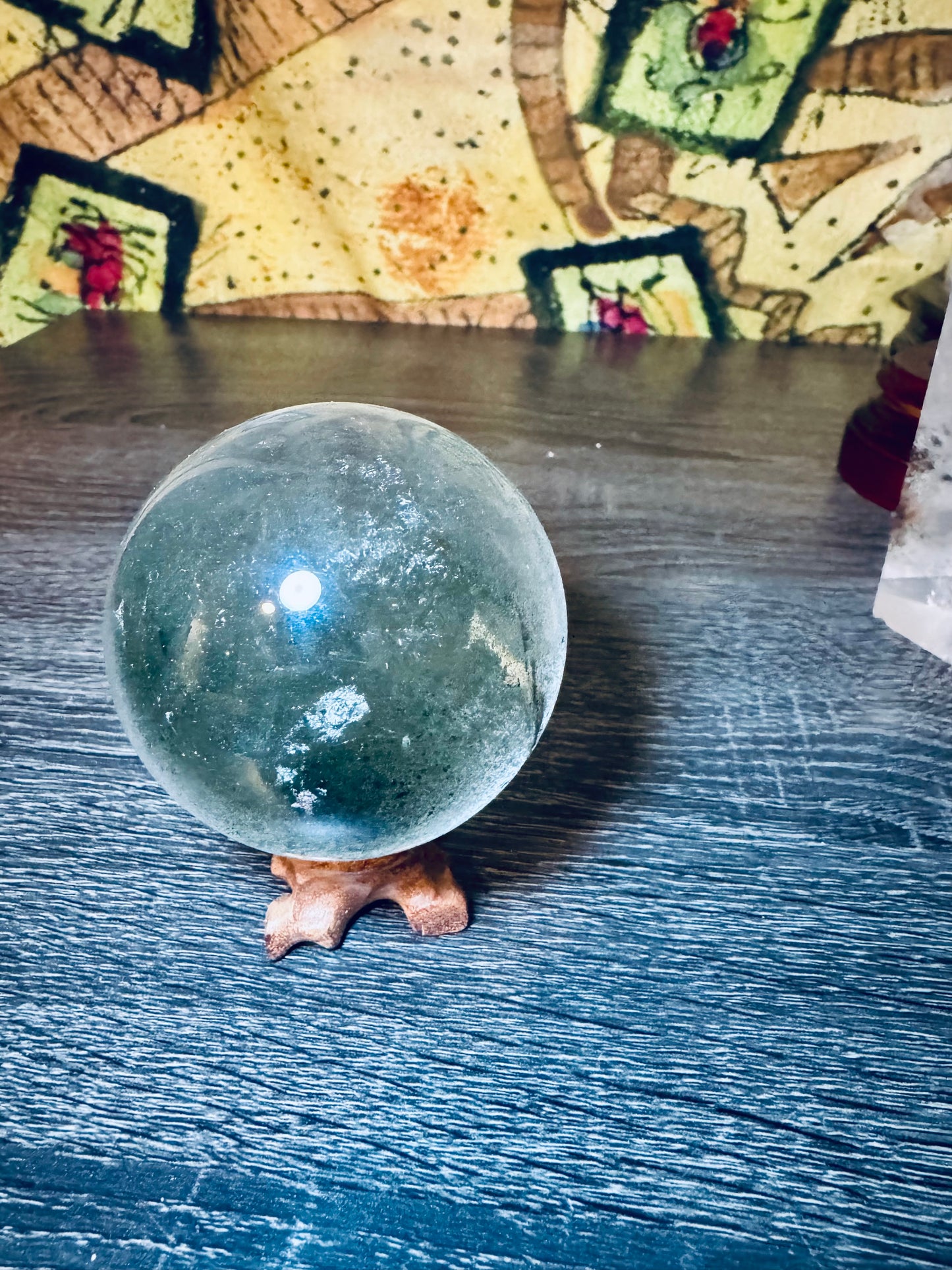 GardenQuartz Smokey Sphere