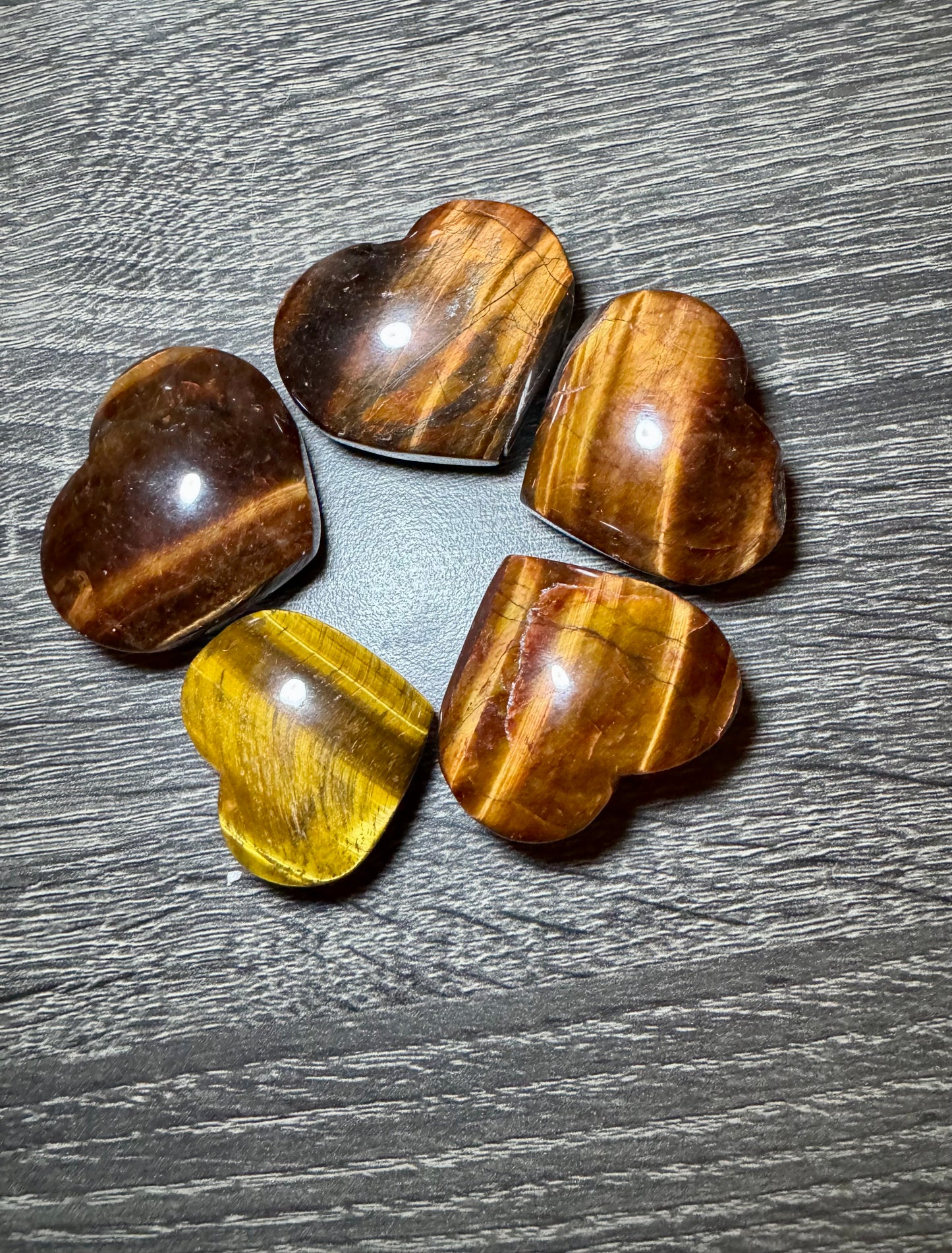 Heart Stone RedTigers Eye