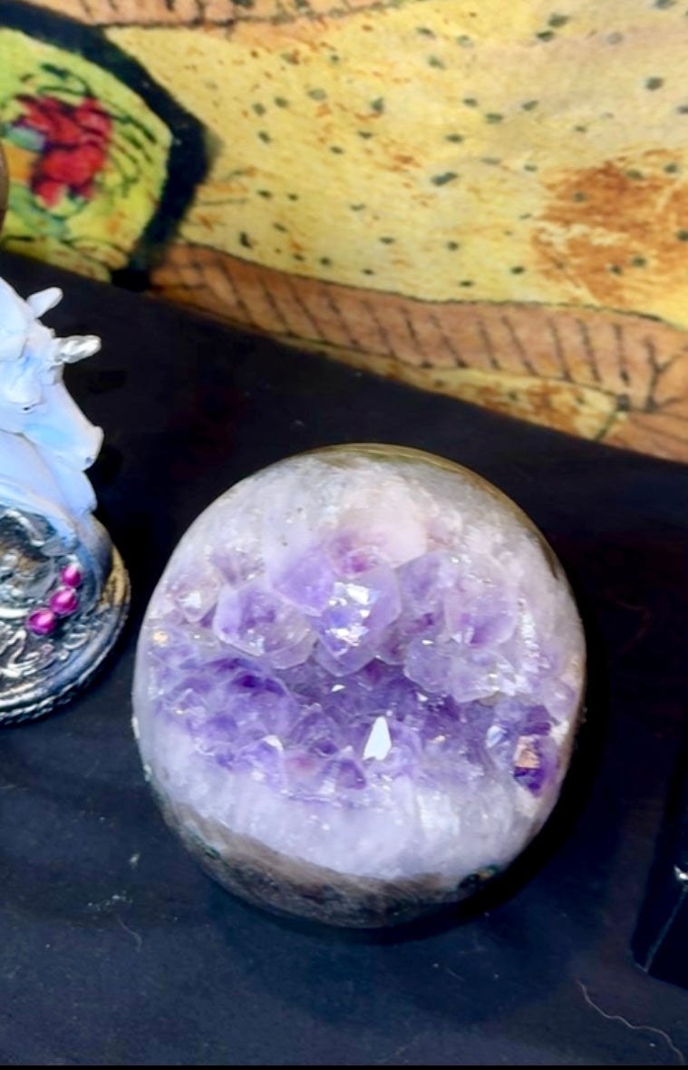 Druzy Amethyst Sphere