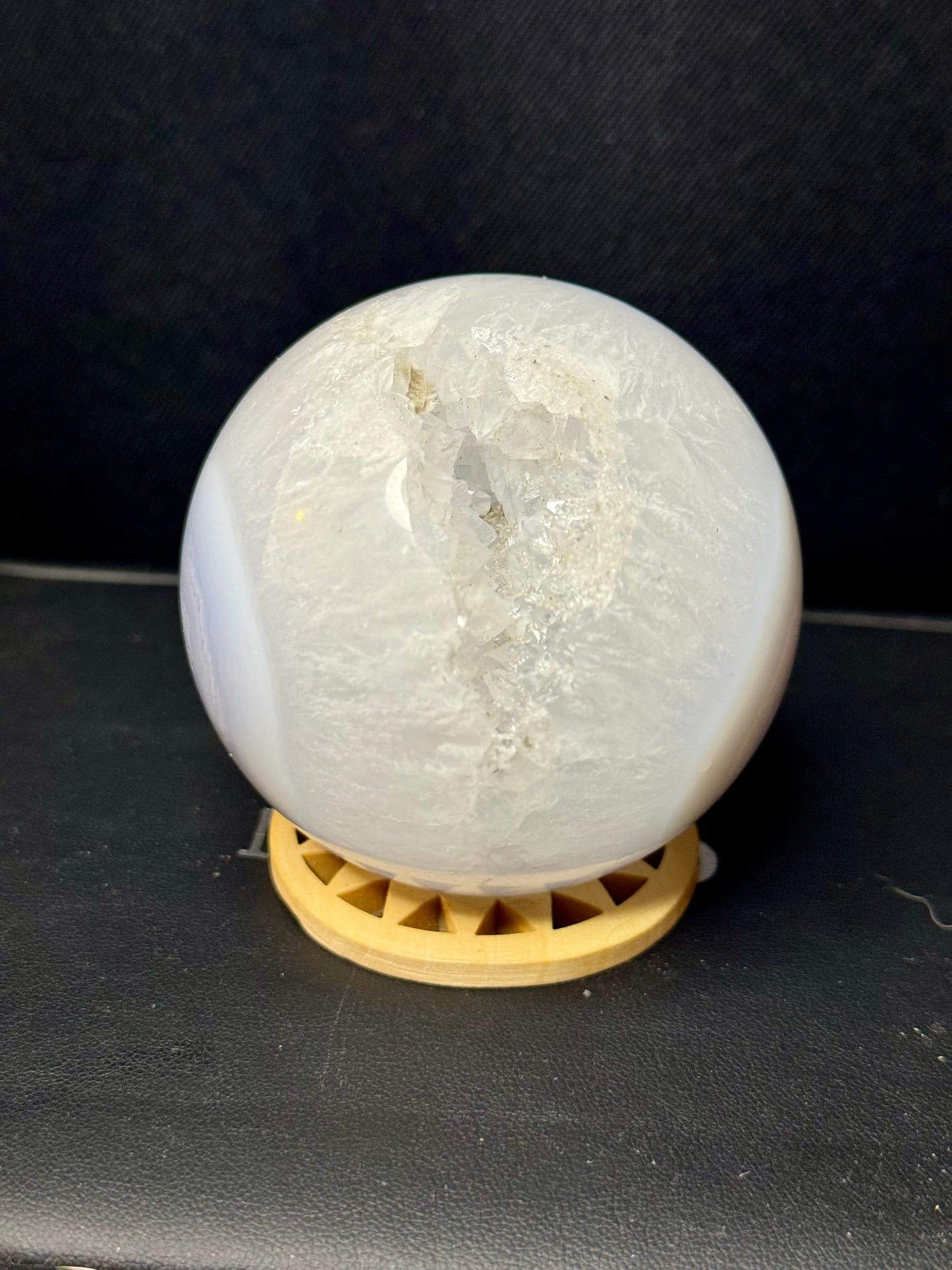 Blue Lace Smaller Druzy Sphere