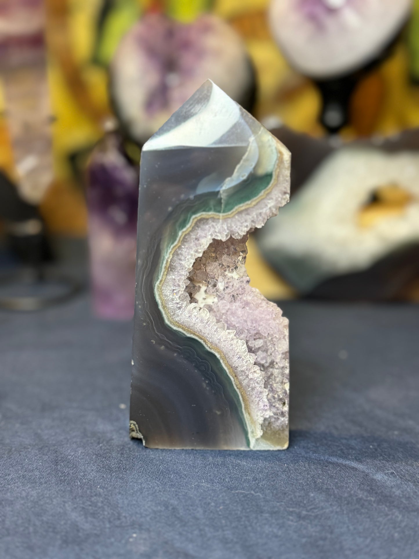 Druzy Dream Amethyst Tower