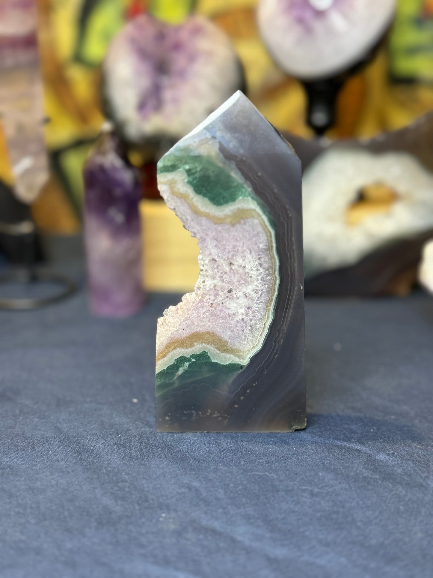 Druzy Dream Amethyst Tower