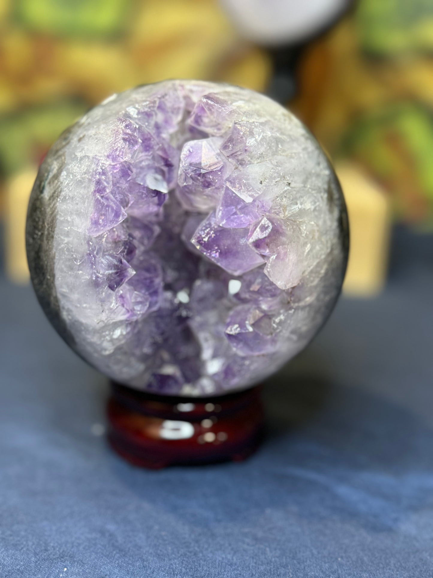 Druzy Amethyst Sphere