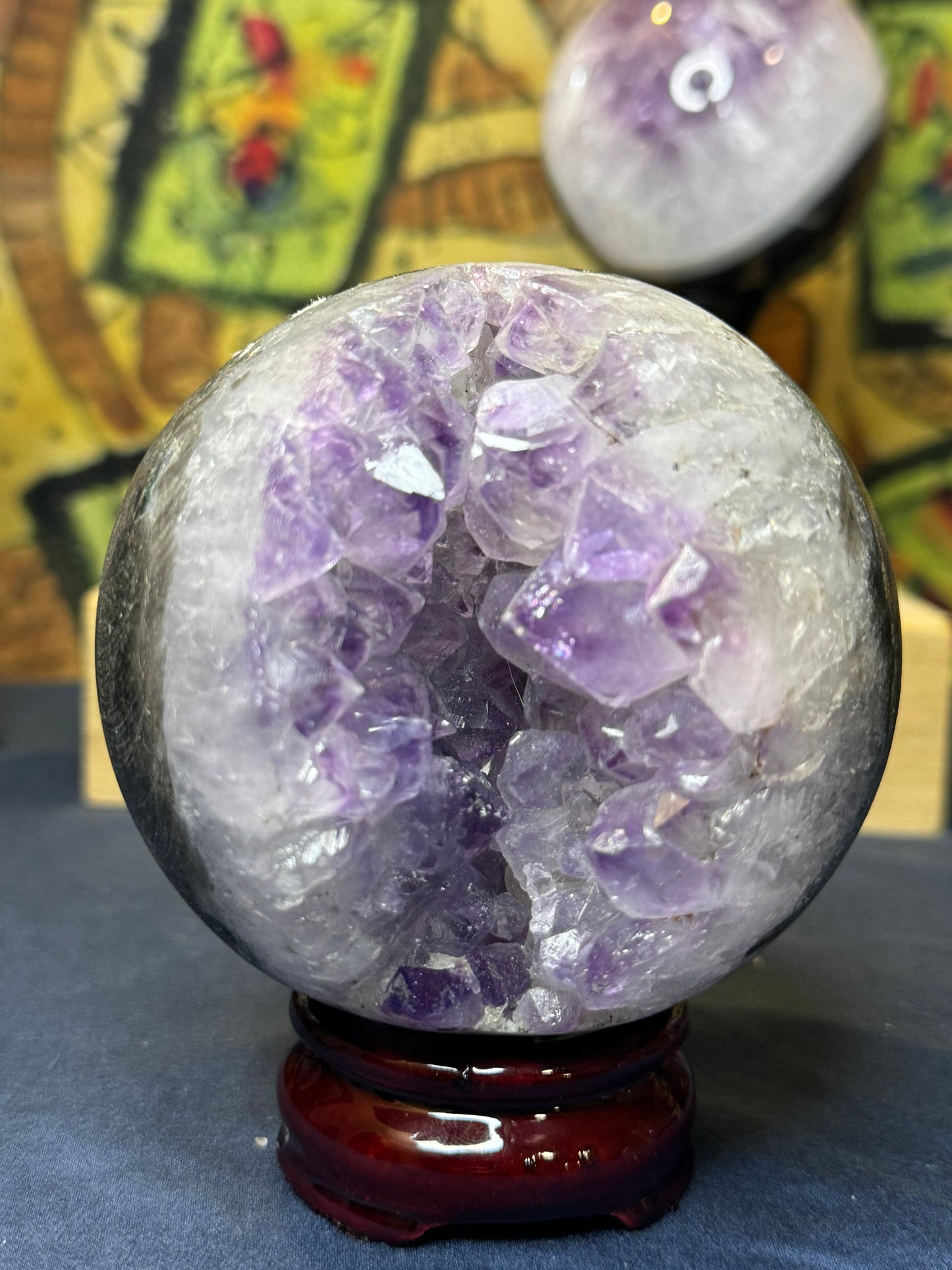 Druzy Amethyst Sphere