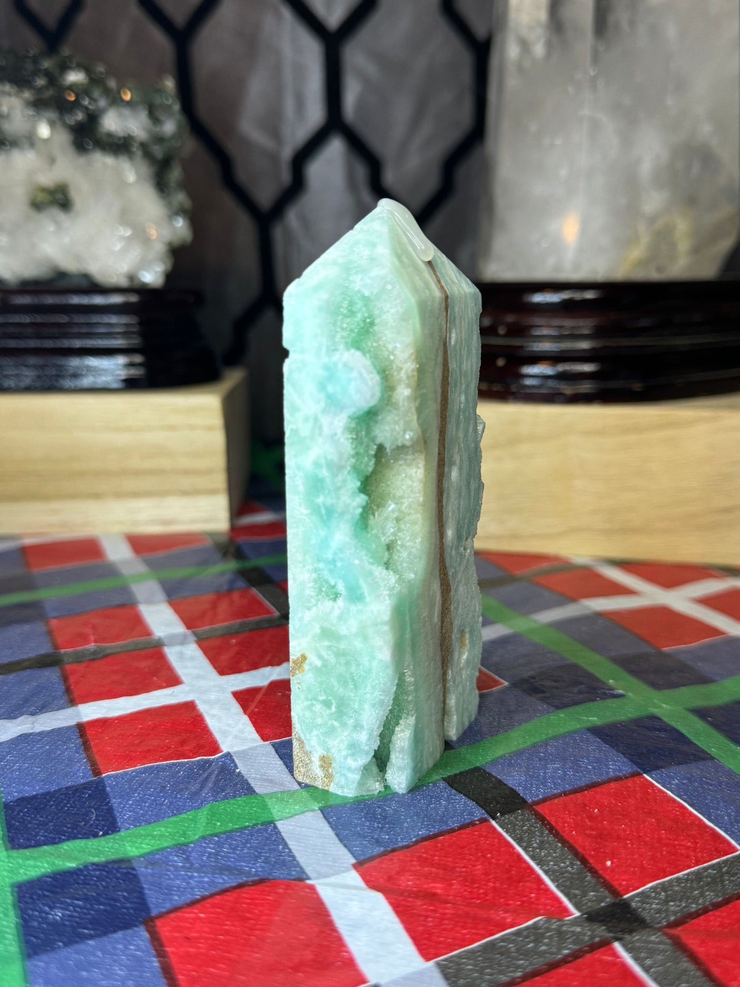 Hemimorphite med tower