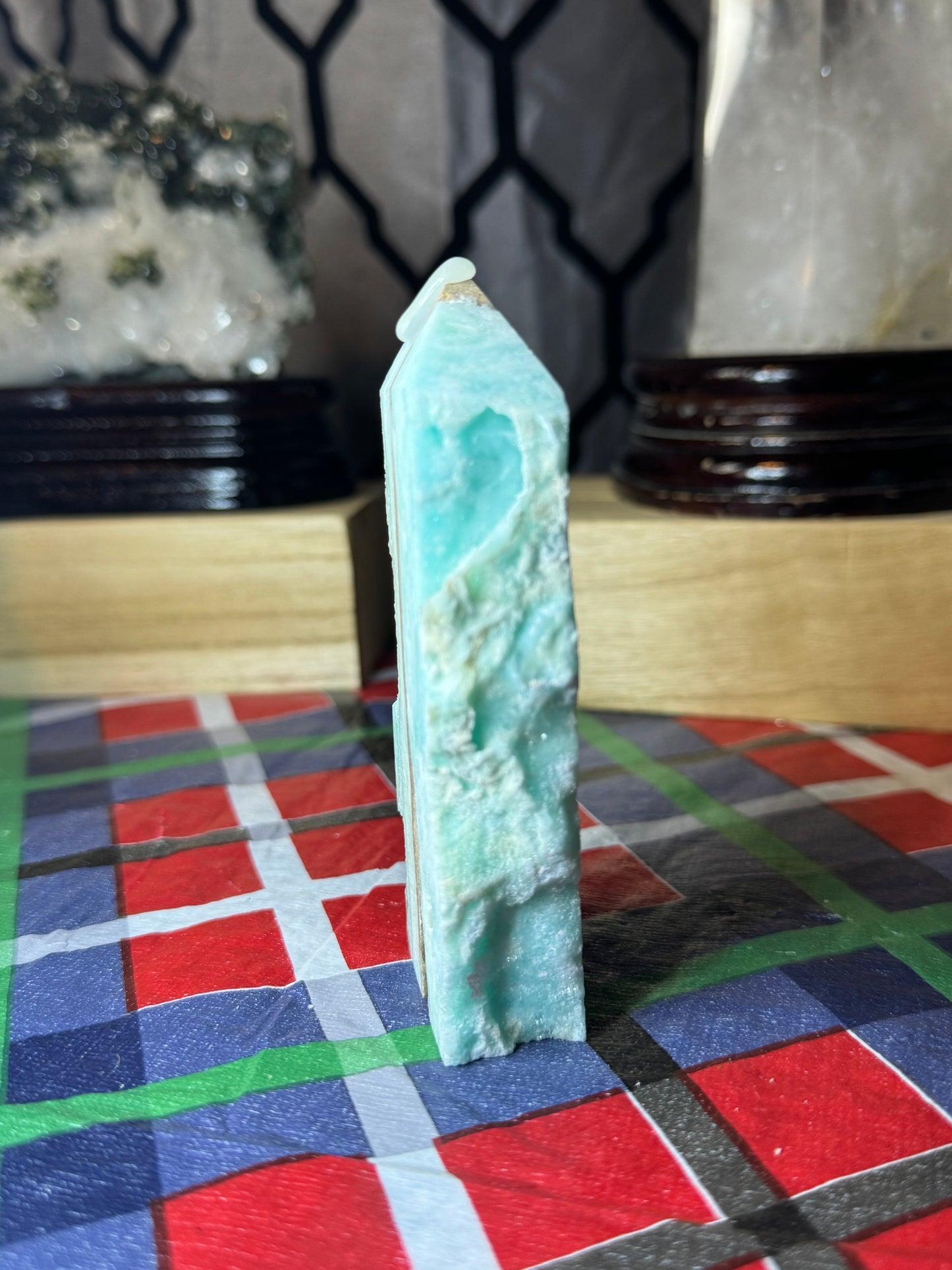 Hemimorphite med tower