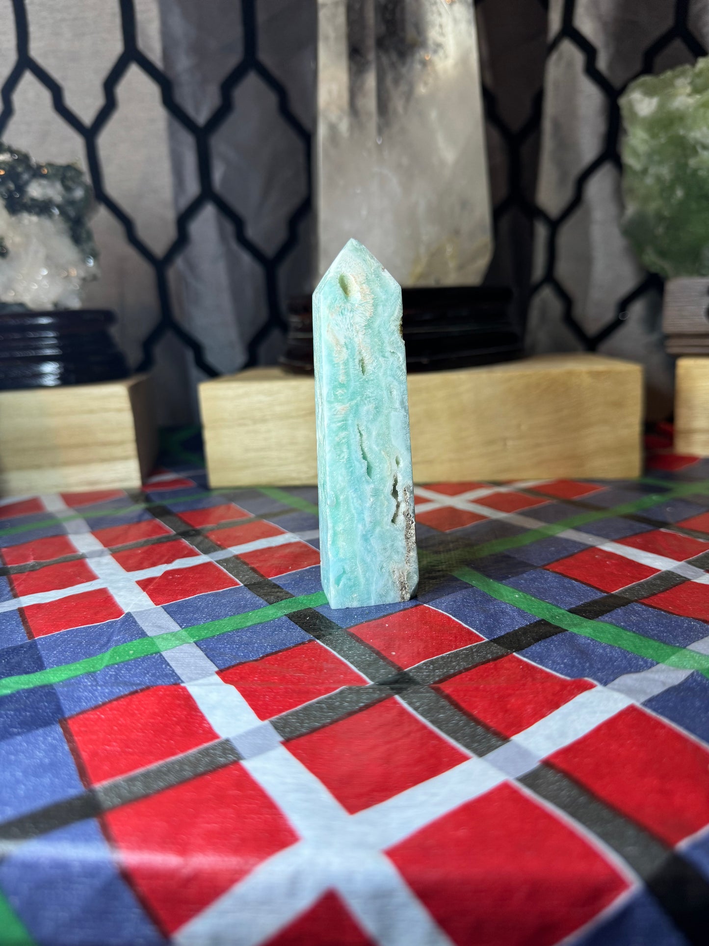 Hemimorphite tower