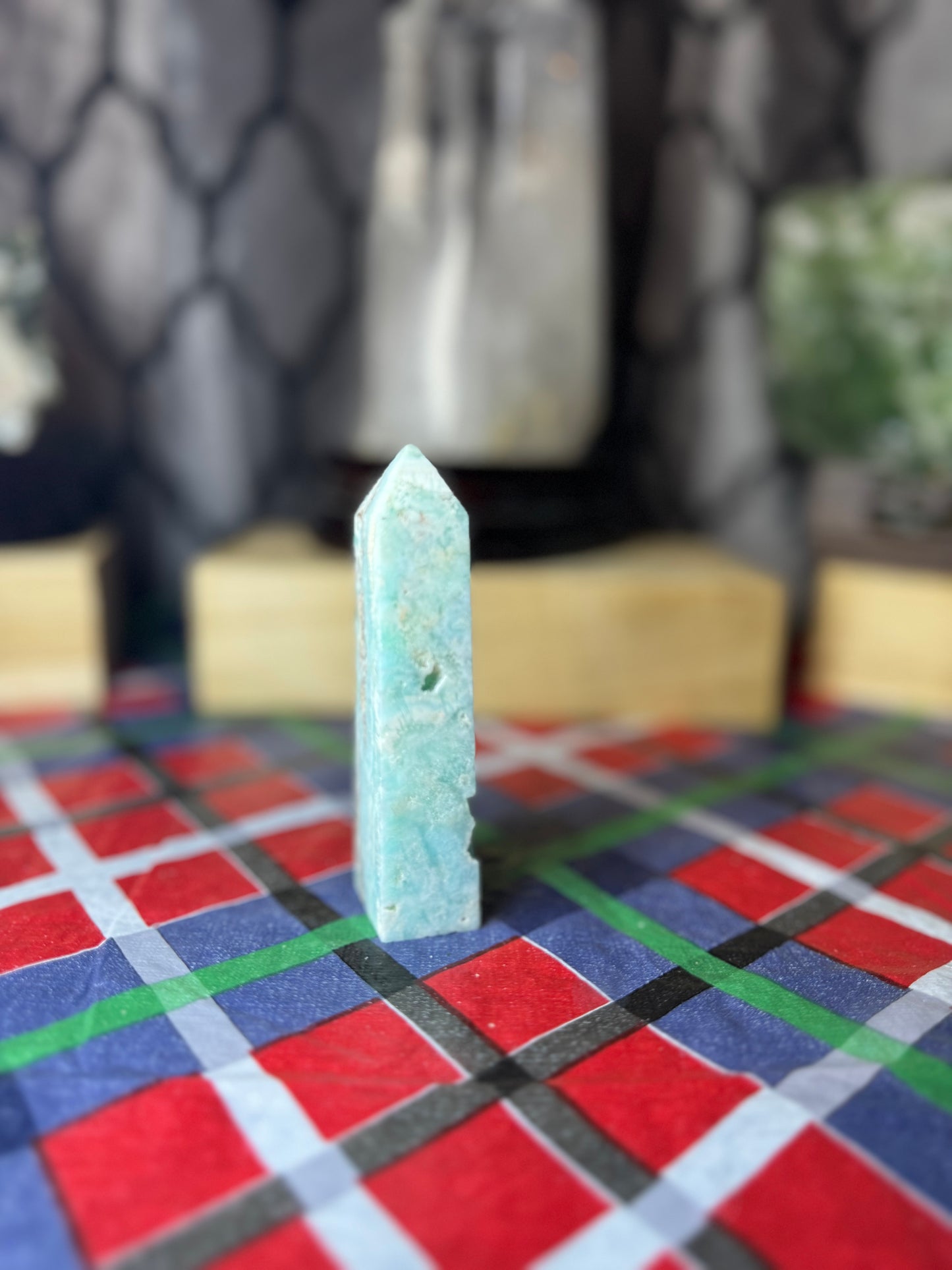 Hemimorphite tower