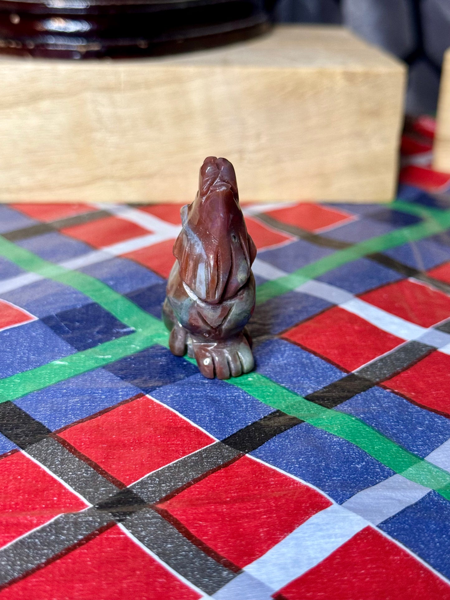 Blood Stone Small Howling Wolf