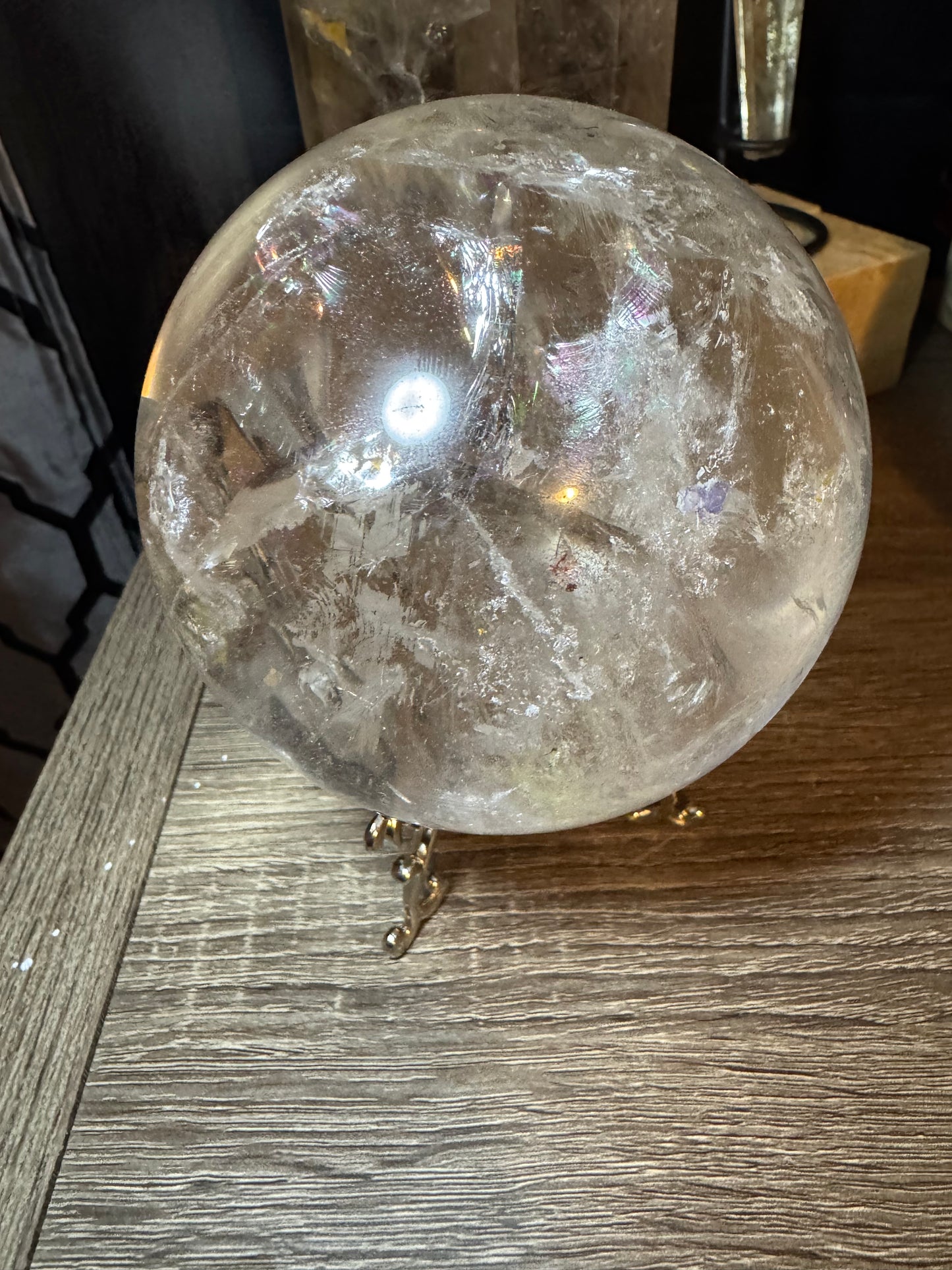 Clear Quarts Sphere