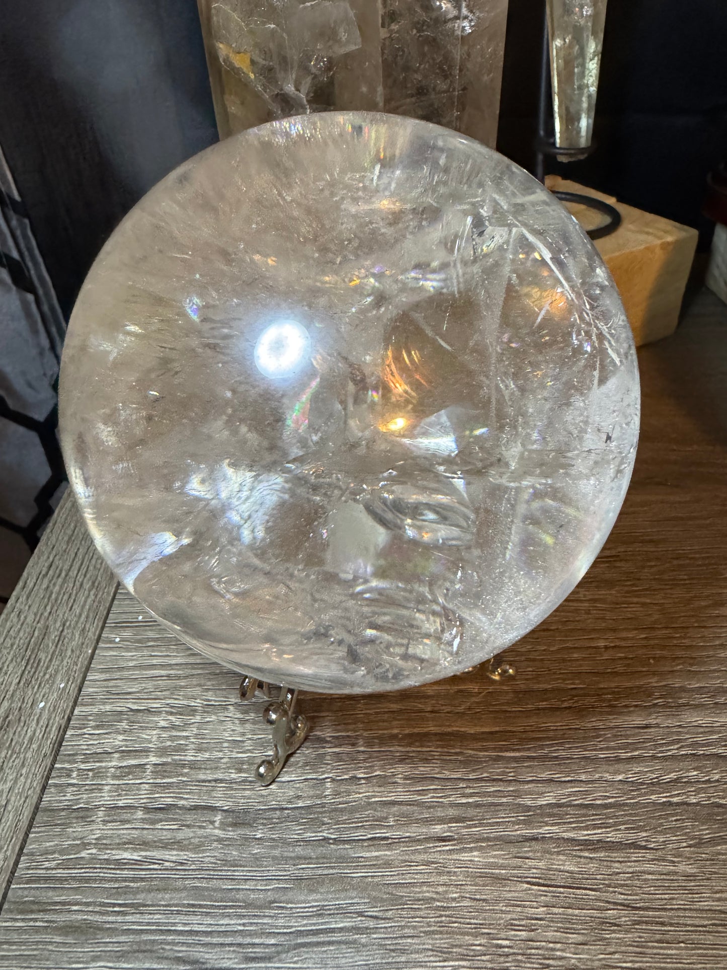 Clear Quarts Sphere