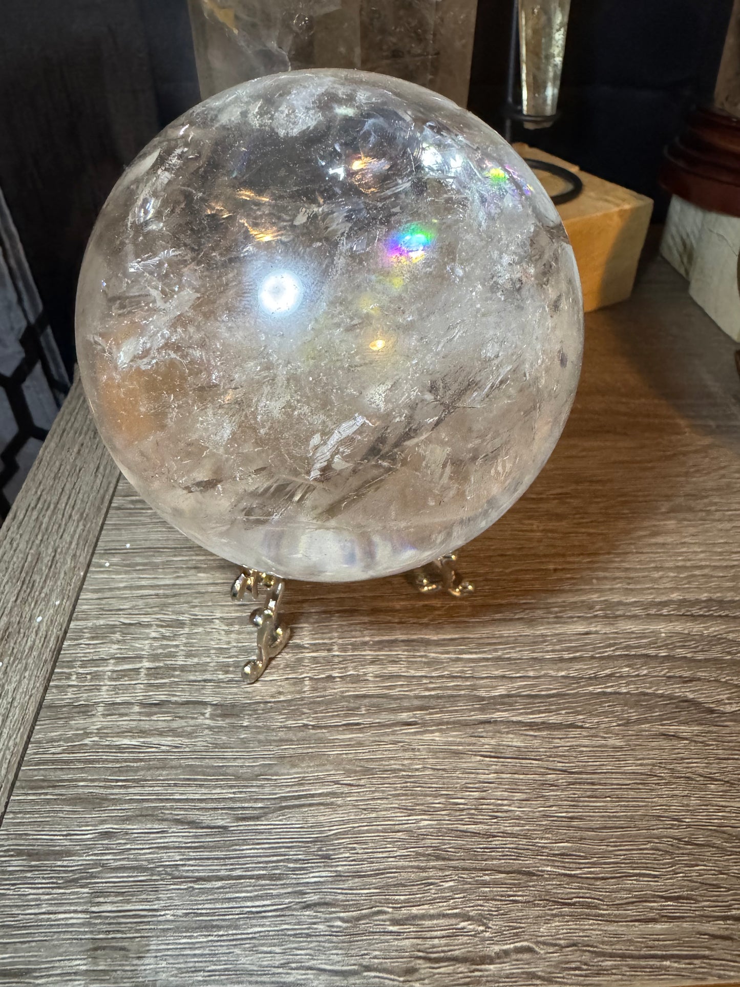 Clear Quarts Sphere