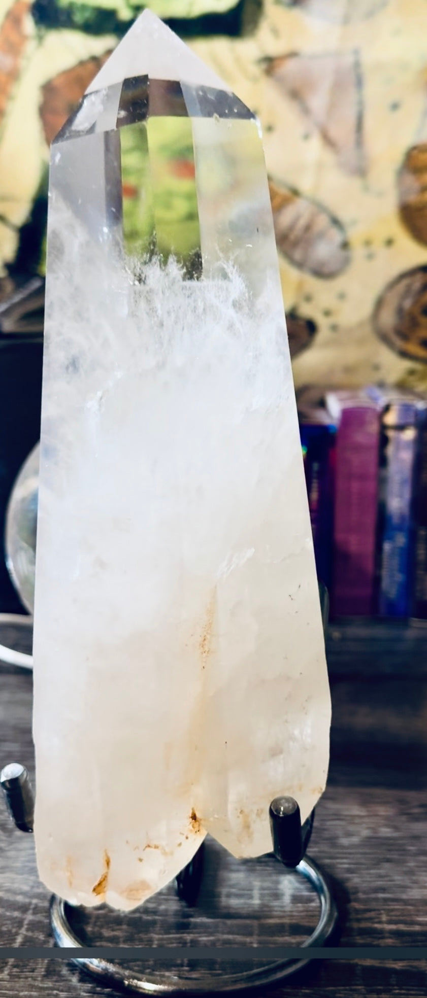 Clear Quarts Tower and Stand