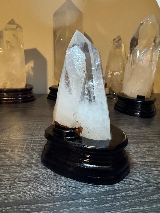 Blue Needle Quarts Tower