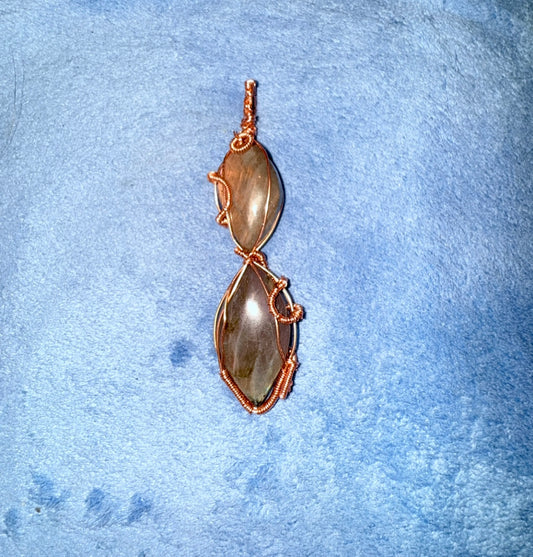 Wire Labradorite Pendant