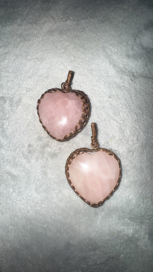 Rose Quarts Heart