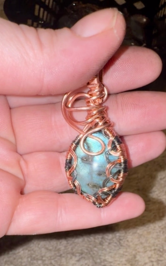 Labradorite Blue Flash Pendant