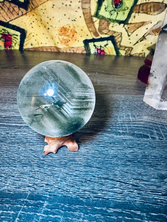 GardenQuartz Smokey Sphere