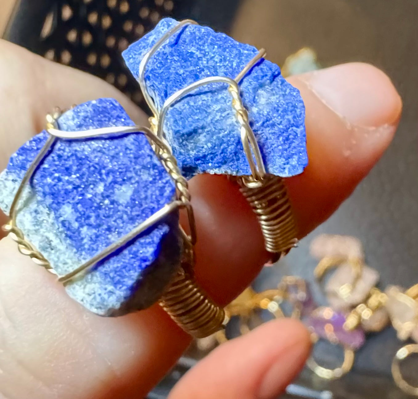 Rings / Blue Azurite