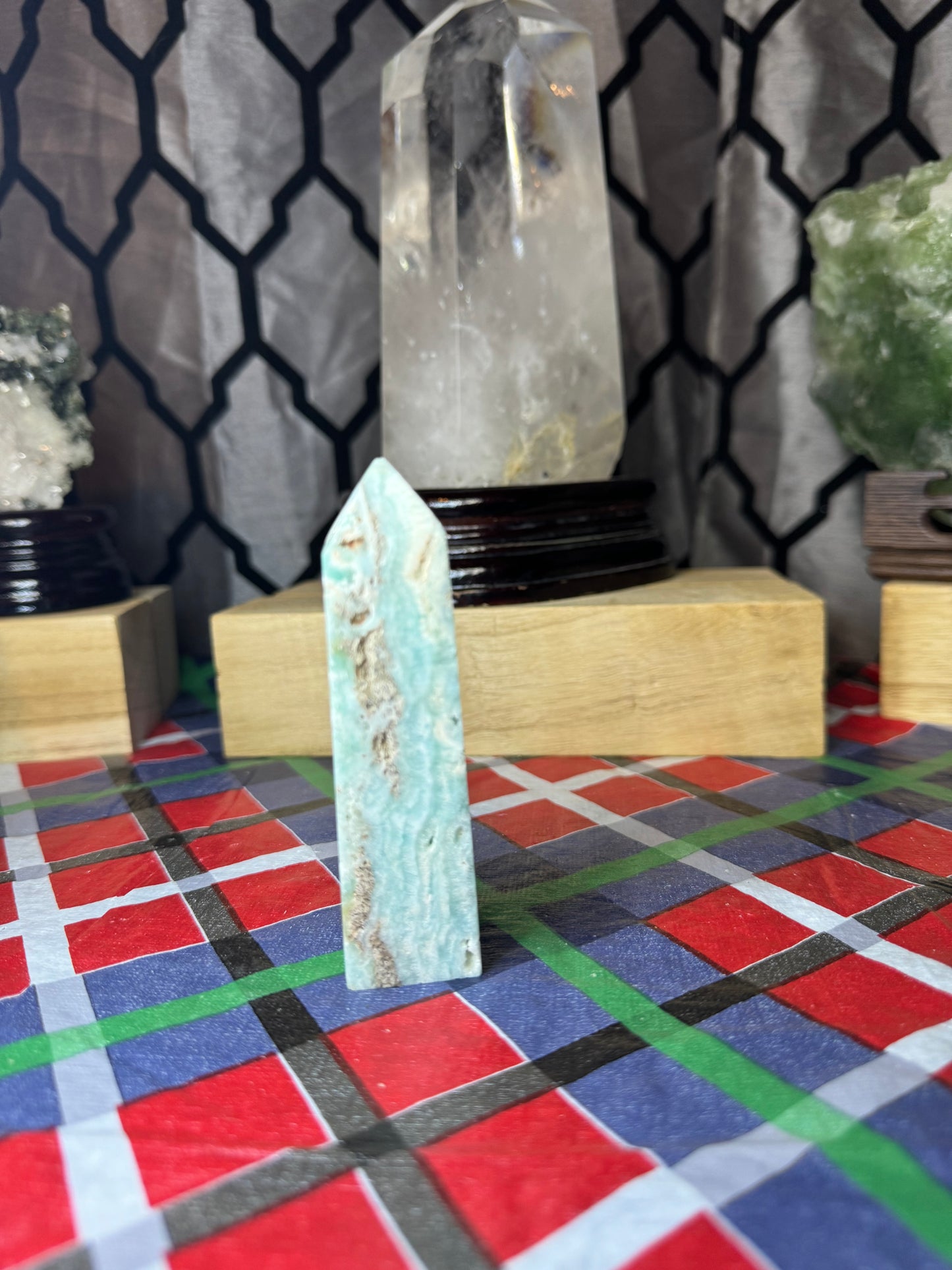 Hemimorphite tower