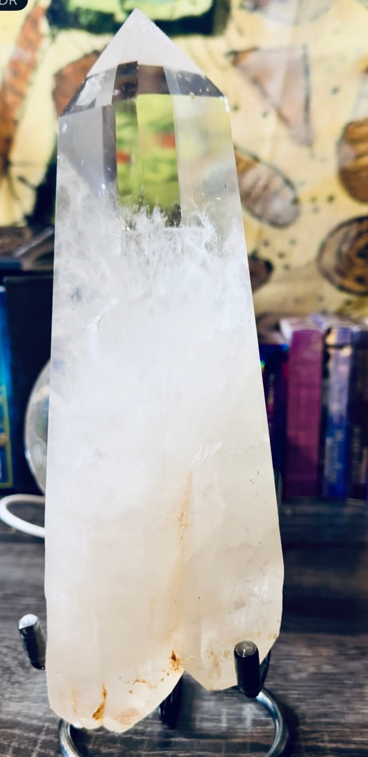 Clear Quarts Tower and Stand